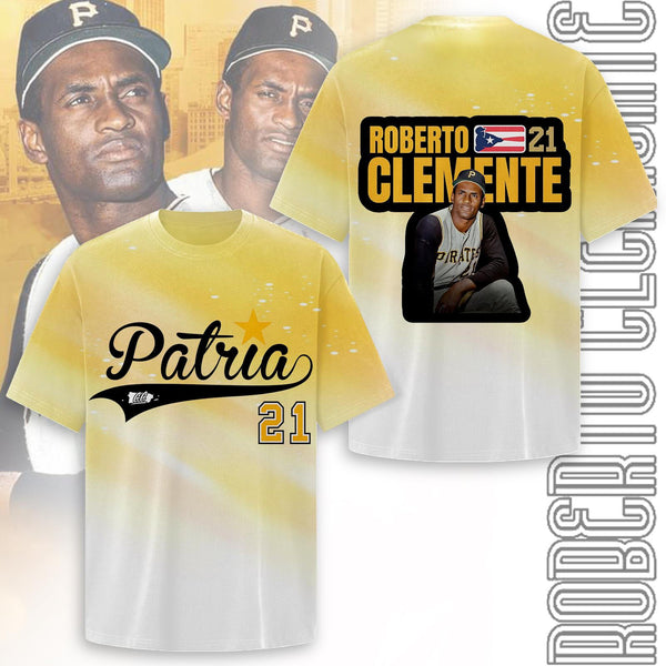 Roberto Clemente Crew Neck T-shirt