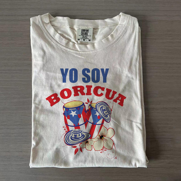 Yo Soy Boricua Crew Neck T-shirts