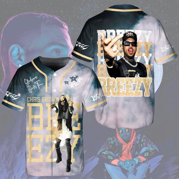 Chris Brown Breezy Bowl XX Baseball Jersey