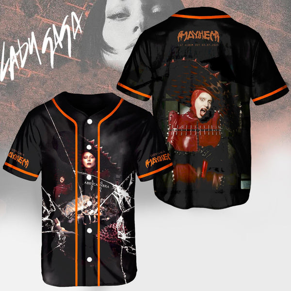 Lady Gaga Mayhem Baseball Jersey