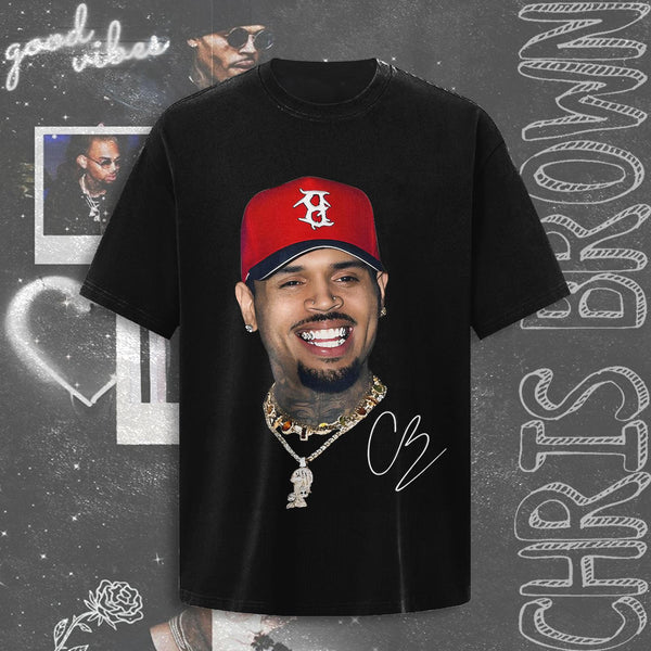 Chris Brown Breezy Bowl XX Tour Crew Neck T-shirt