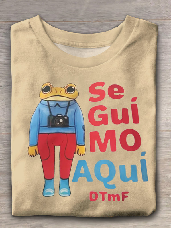 Seguimos Aquí Dtmf Crew Neck T-shirt