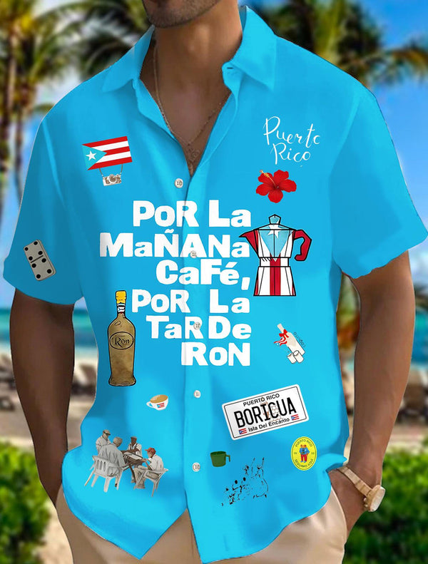 Puerto Rico Men's Short Sleeve Shirts