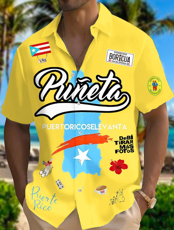 Puerto Rico Men's Short Sleeve Shirts