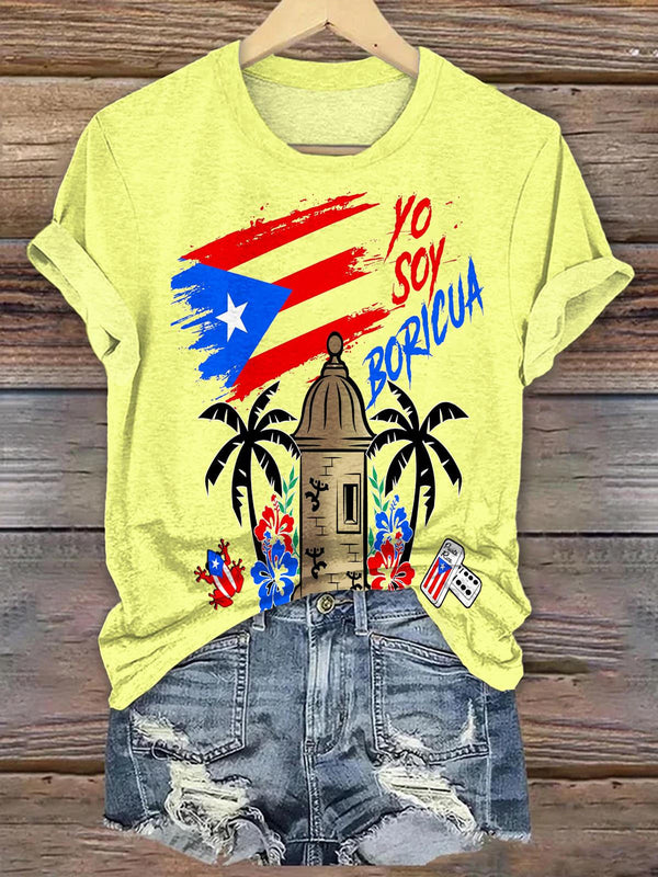 Puerto Rican Debi Tirar Mas Fotos Crew Neck T-shirt