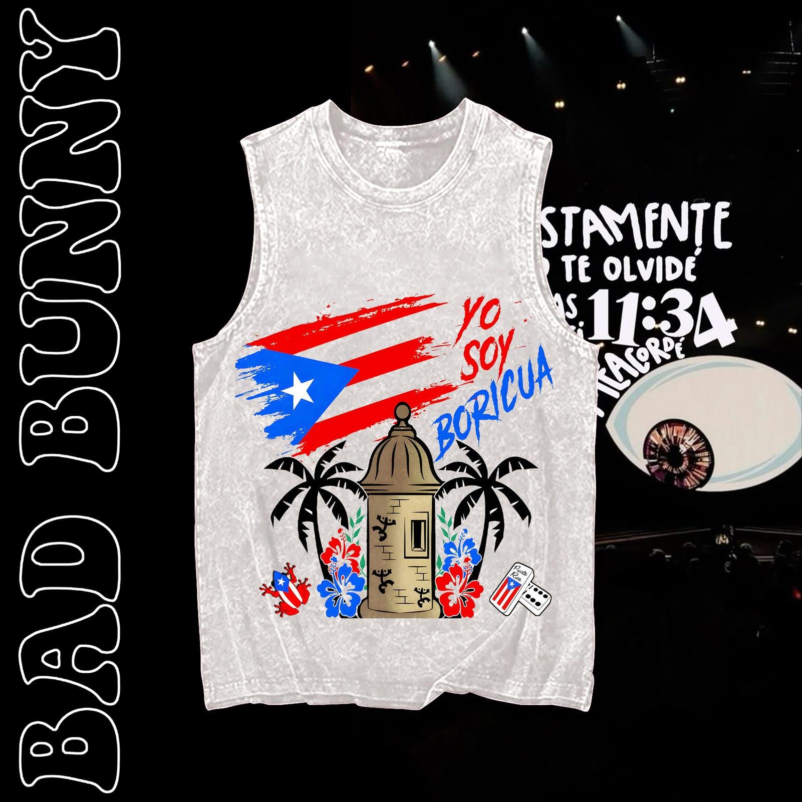 Puerto Rico Vintage Tank Top