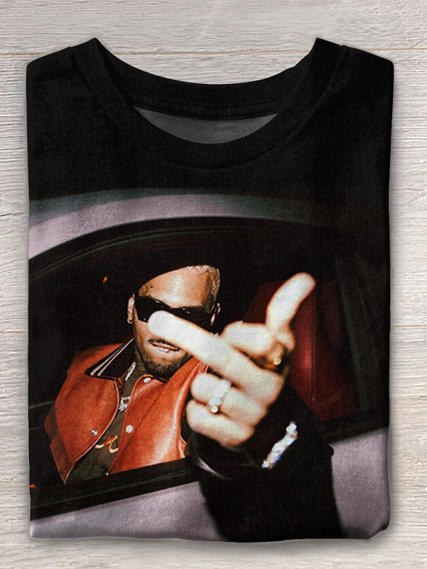 Chris Brown Breezy Bowl XX Crew Neck T-shirt