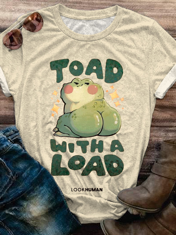 Toad With A Load Gyatt Crew Neck T-shirt