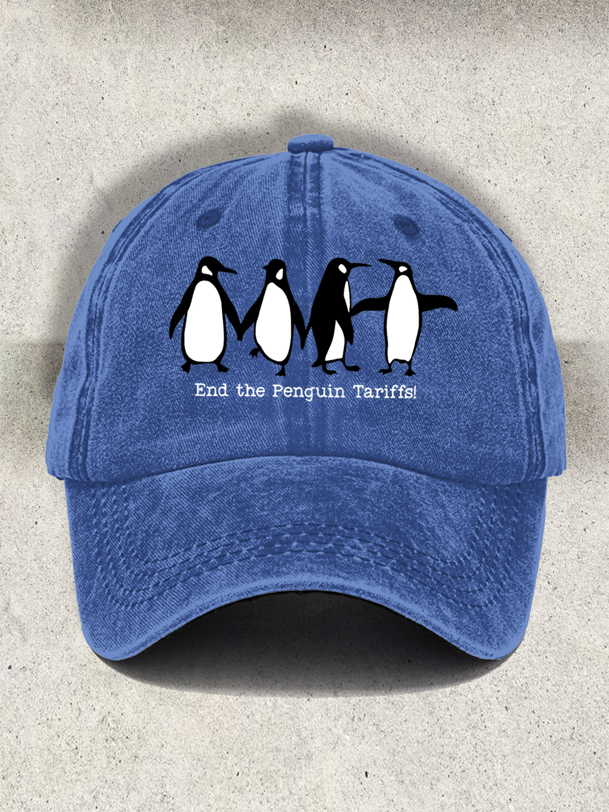 Penguins Subtle FDT Printed Baseball Cap