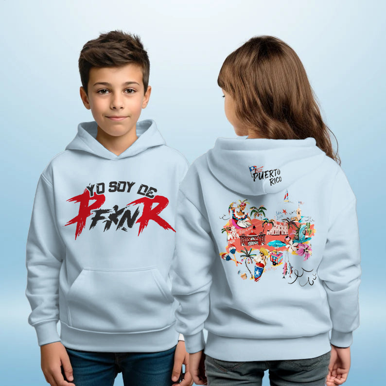Puerto Rico Children's Hooded Hoodie