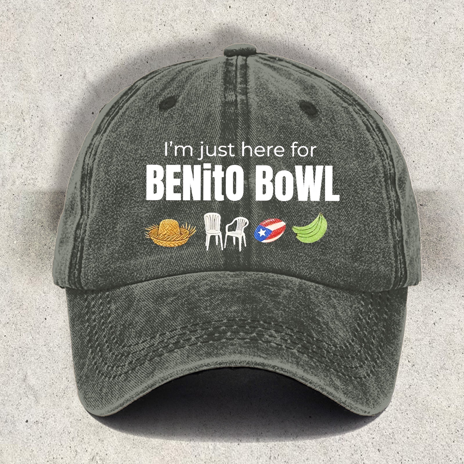 Benito Bowl Printed Baseball Cap