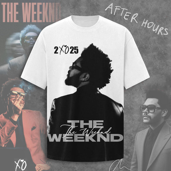 The Weeknd 2025 Tour Crew Neck T-shirt