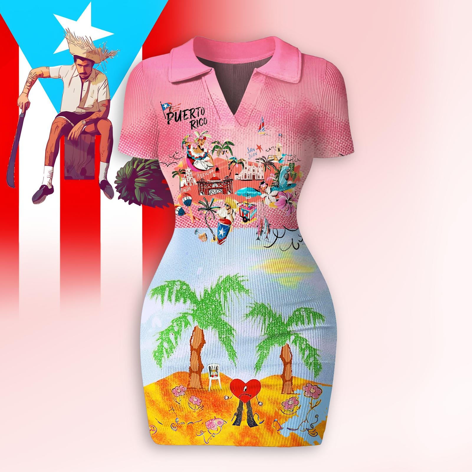 Women's Vintage Puerto Rican Dress（Best Seller）