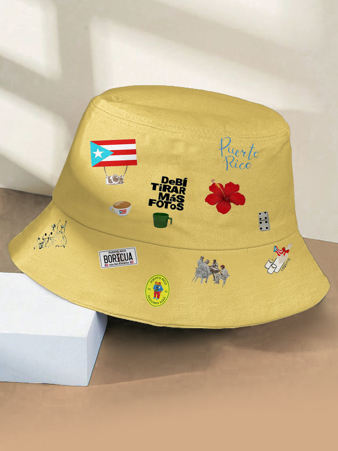 BadBunny Classic Print Bucket Hat