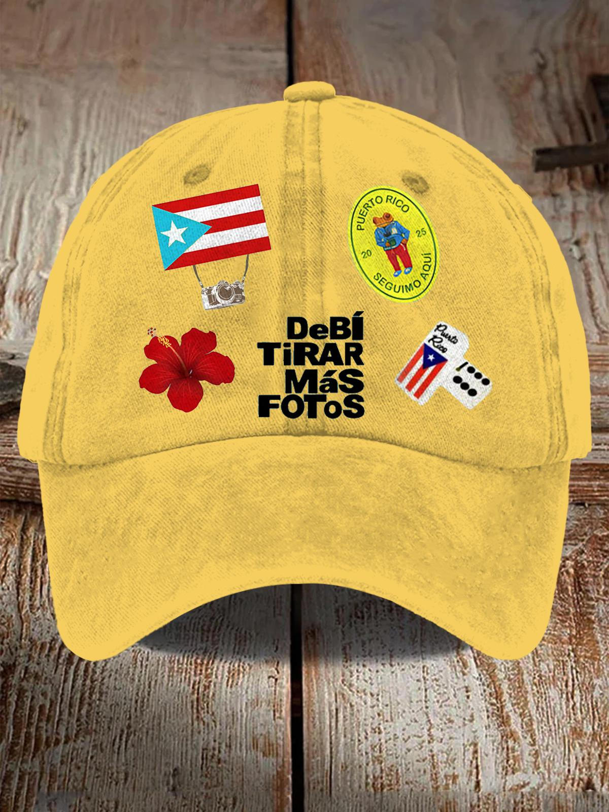 Puerto Rico Fun Print Hat（Best Seller）
