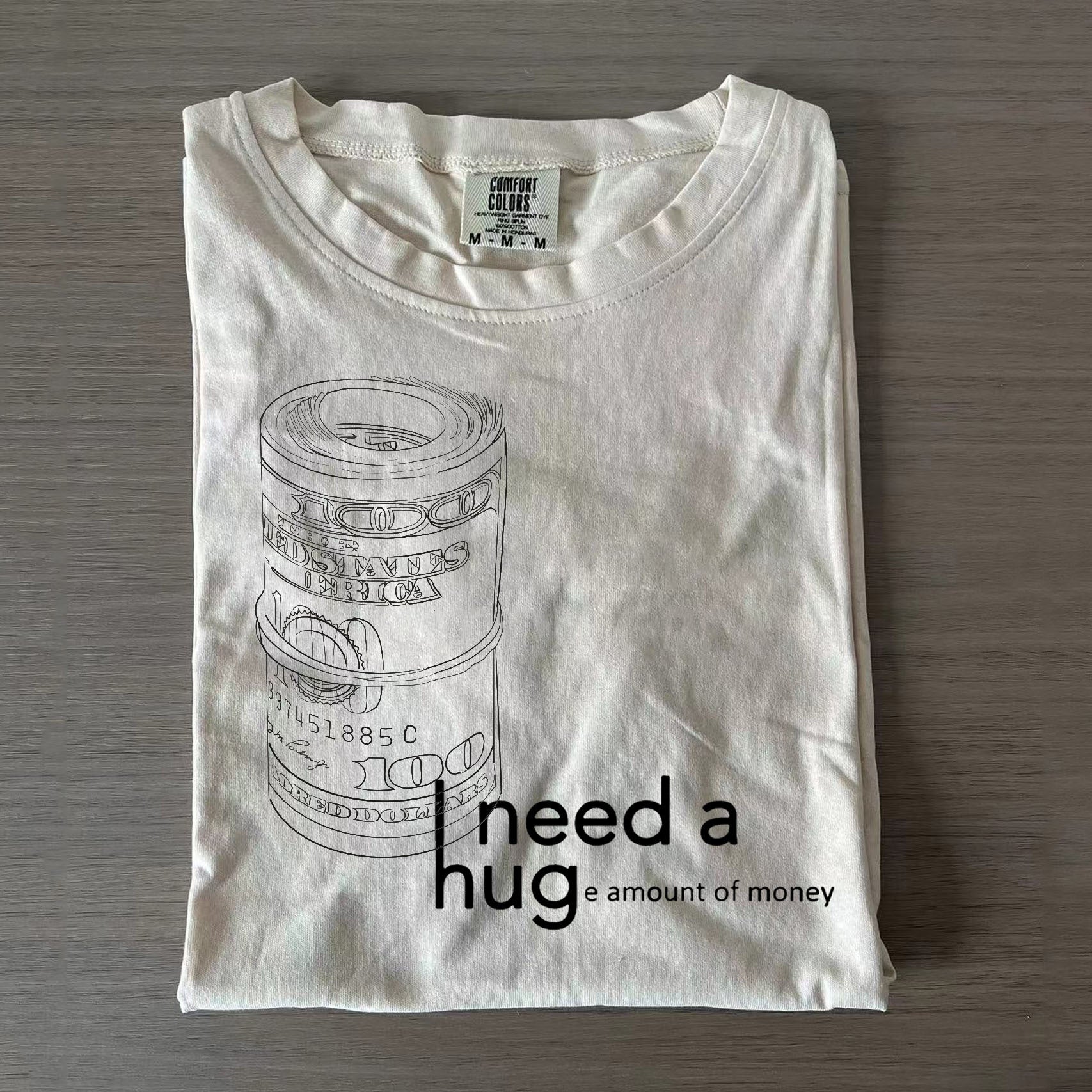 Funny Word Crew Neck T-shirts