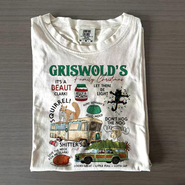 Griswold Christmas Crew Neck T-shirts