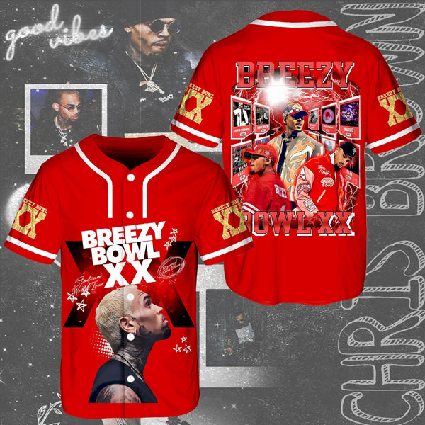 Chris Brown XX Baseball Jersey