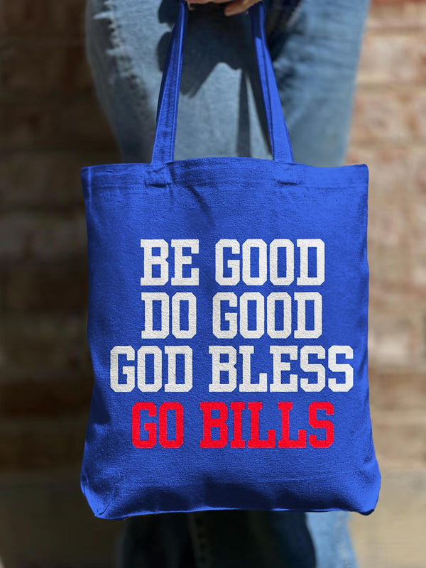 Josh Allen MVP Shoulder Zipper Canvas Bag