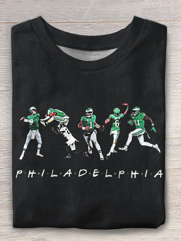 Philadelphia Football Championship Crew Neck T-shirt