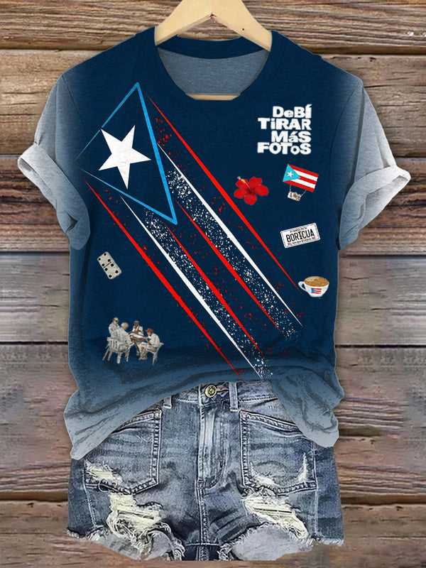 Puerto Rico Crew Neck T-shirt