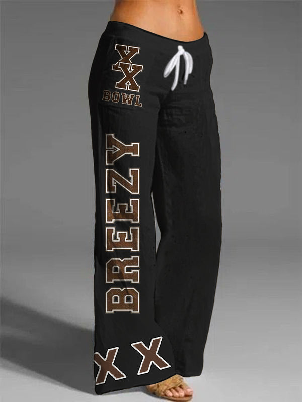 Chris Brown Breezy Bowl XX Print Casual Pants