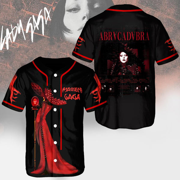 Lady Gaga Mayhem Tour Baseball Jersey