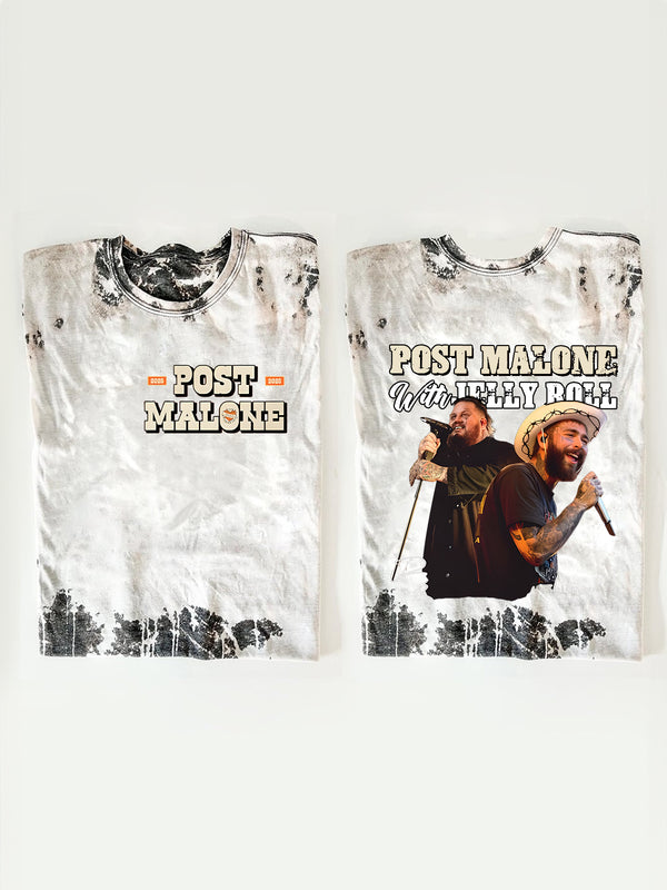Malone And JellyCrew Neck T-shirt