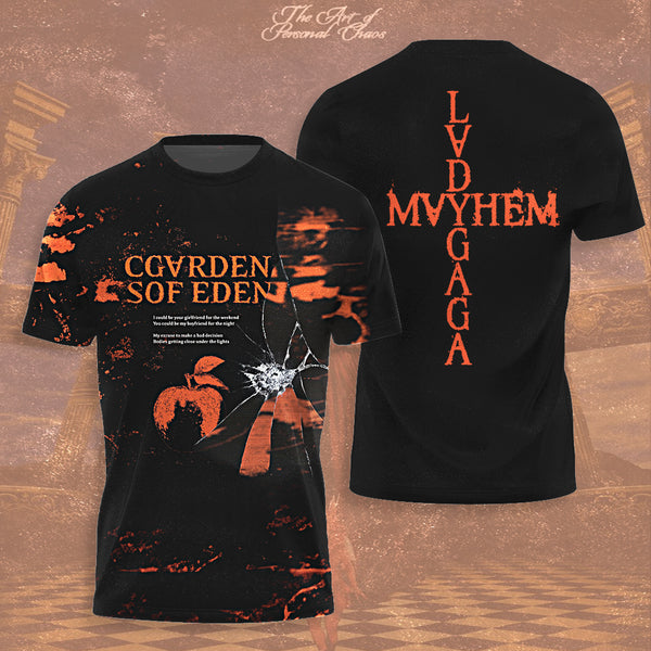 Lady Gaga Mayhem Tour Crew Neck T-shirt