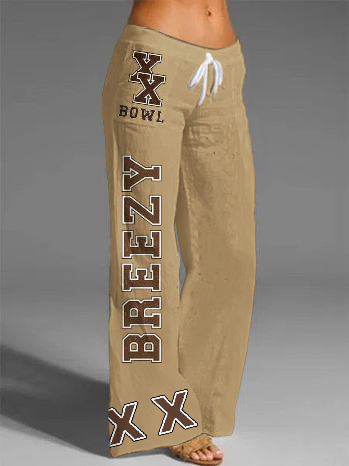 Chris Brown Breezy Bowl XX Print Casual Pants