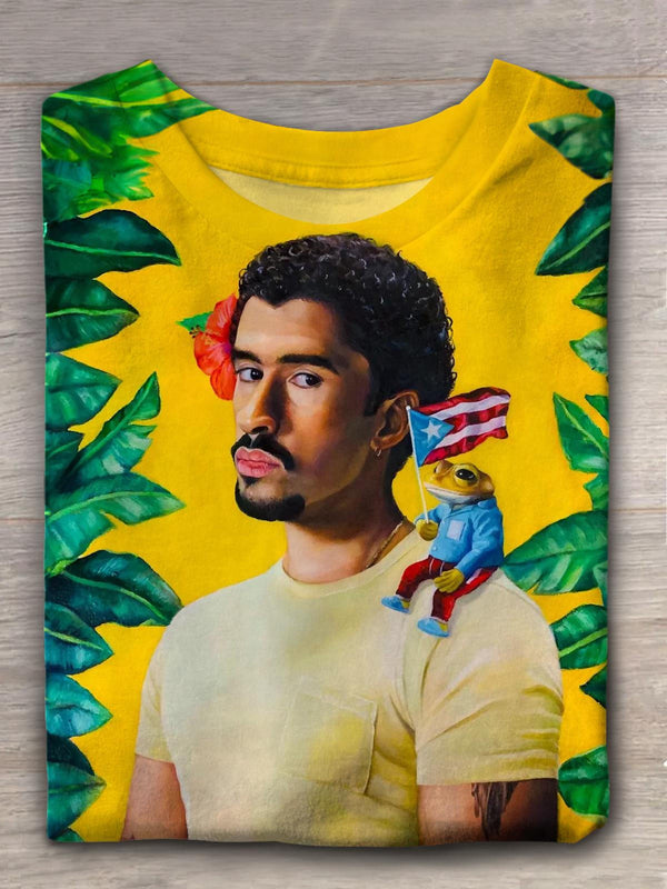 San Benito Bad Bunny Crew Neck T-shirt