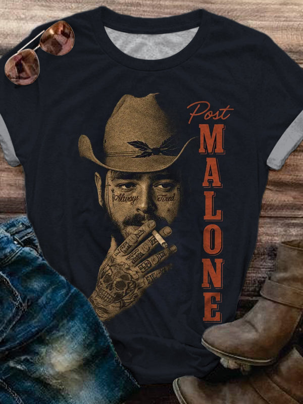 Post Malone Posty Rap Country Music T-shirt