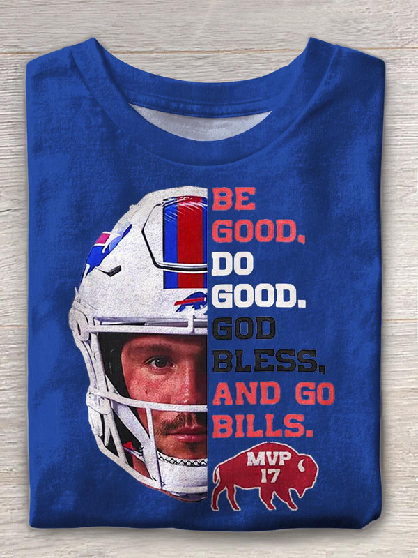 Josh Allen MVP 17 Bills Mafia Crew Neck T-shirt