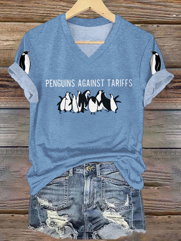 Penguin Subtle Fdtt V-neck T-Shirt