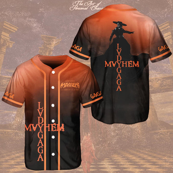 Lady Gaga Mayhem Baseball Jersey