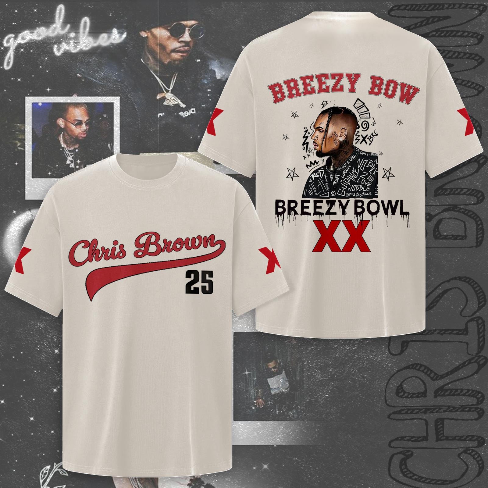 Chris Brown Crew Neck T-shirt