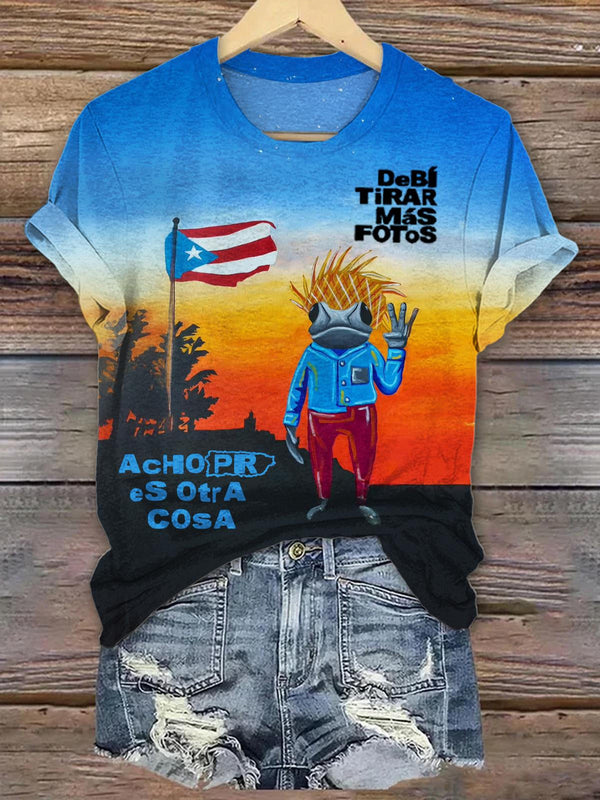 Puerto Rico Crew Neck T-shirt