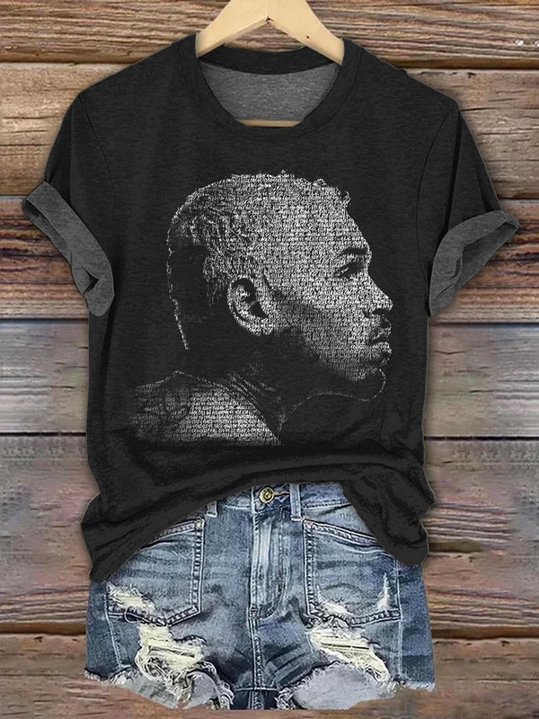 Chris Brown Breezy Bowl XX Tour 2025 Crew Neck T-shirt