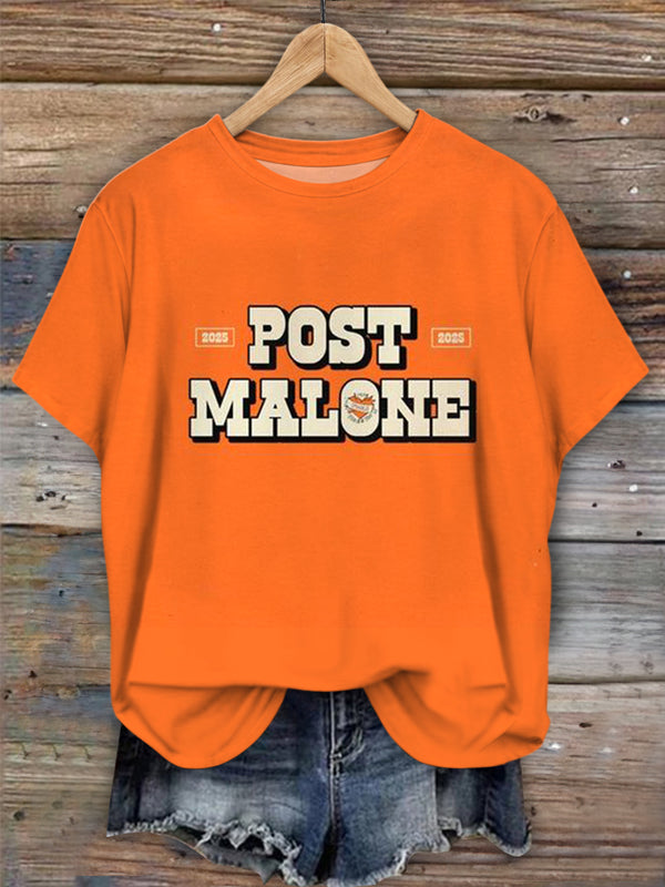 Post Malone Crew Neck T-shirt