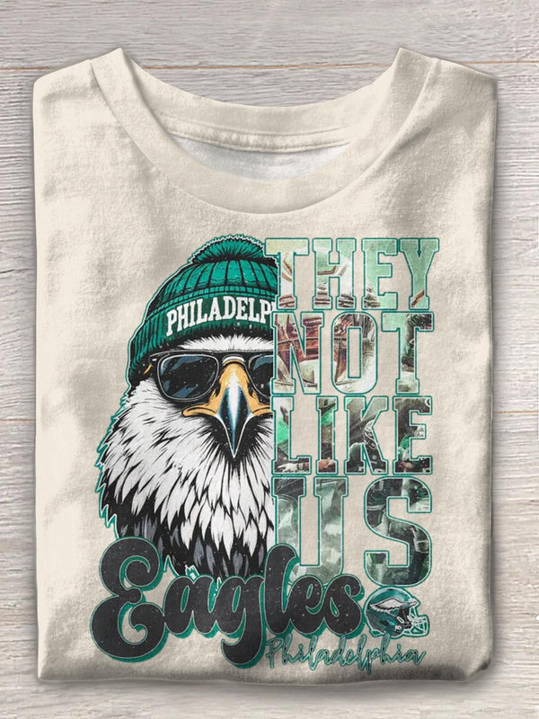 Philadelphia Eagles Football Crew Neck T-shirt