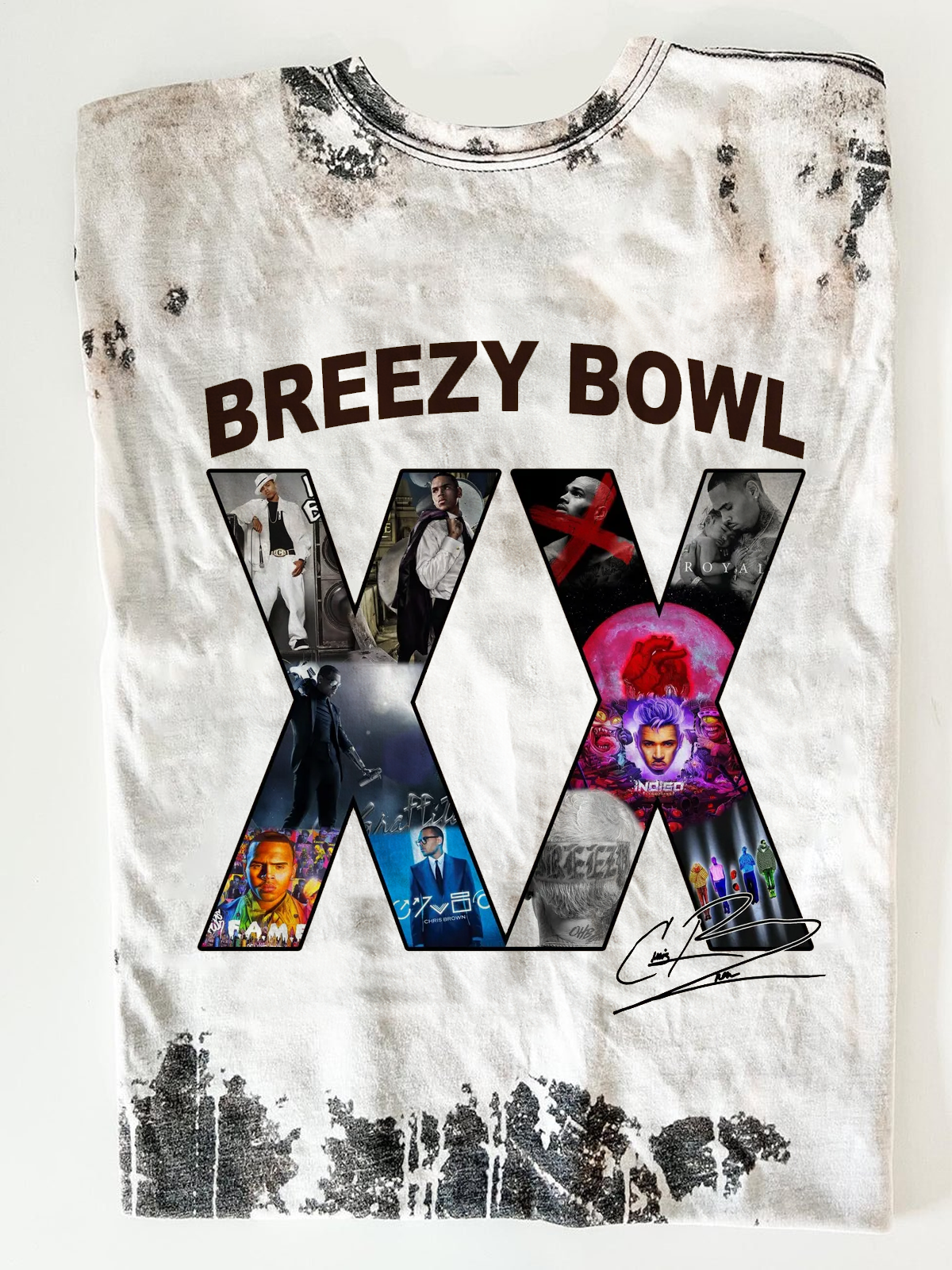 Camiseta de cuello redondo del Breezy Bowl XX Tour 