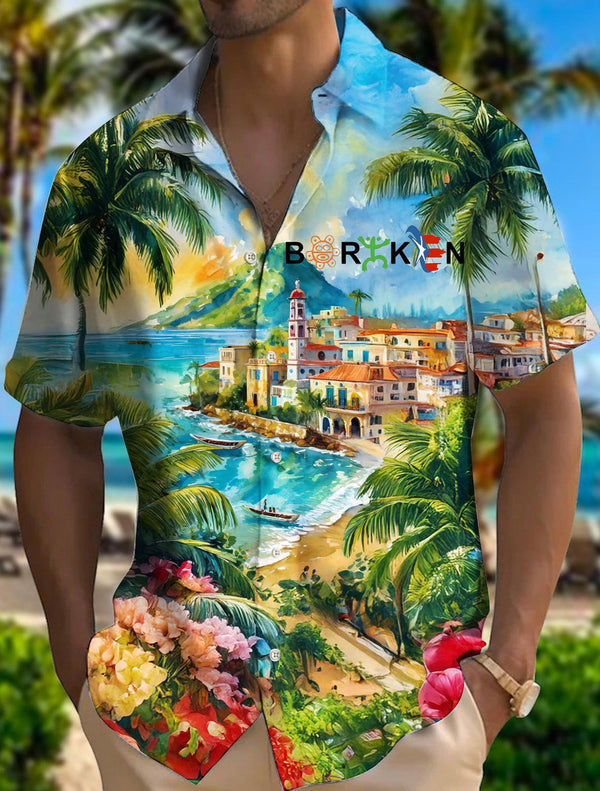 Puerto Rico Men's Short Sleeve Shirts