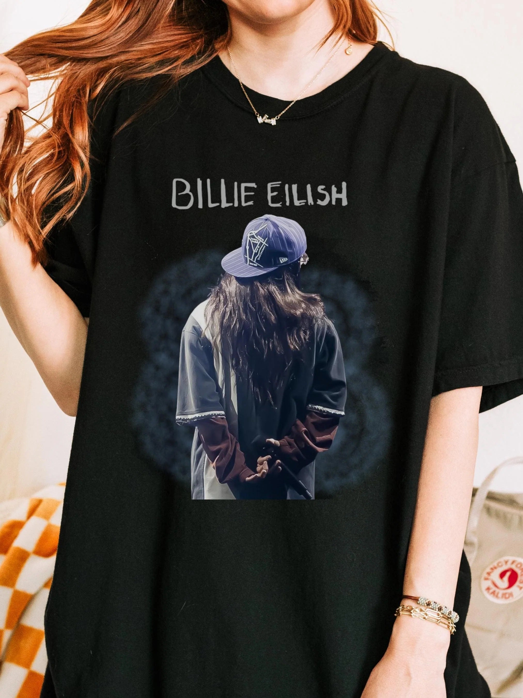 Billie Eilish Music Fan Unisex cotton crew neck T-shirt