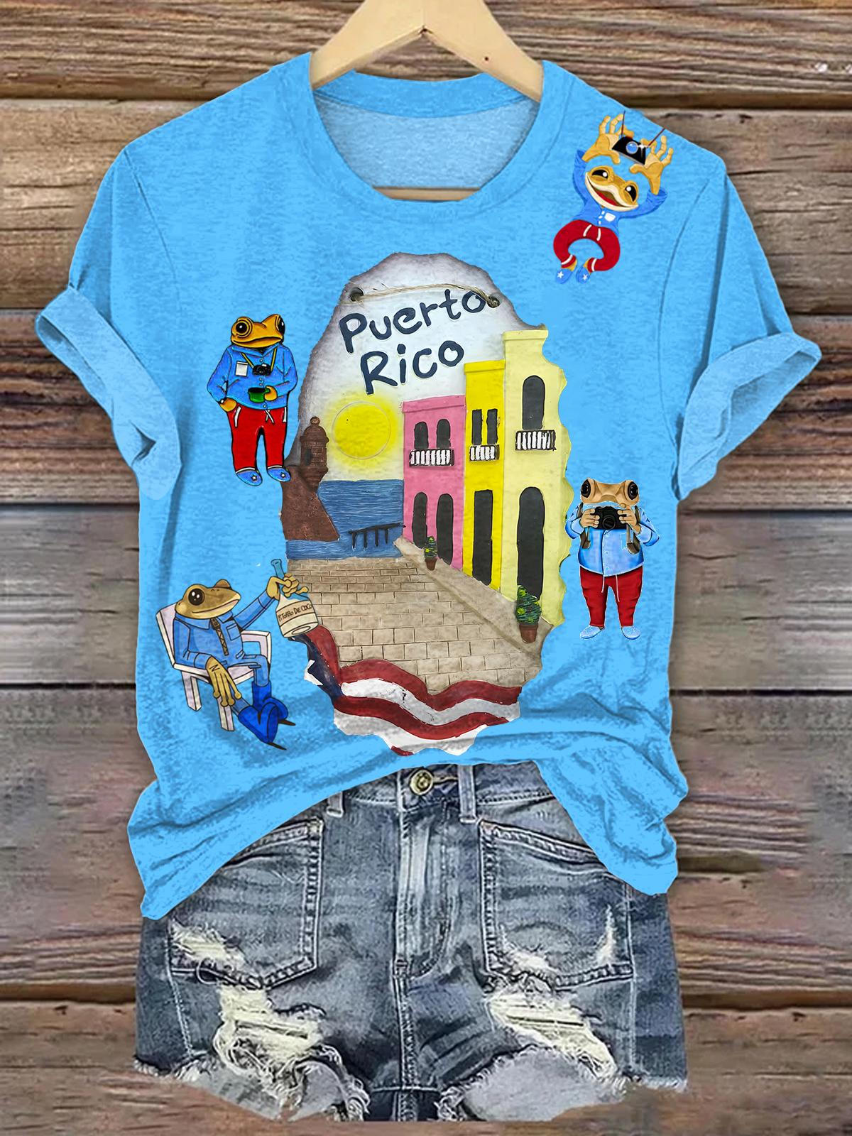 Puerto Rican Singer Crew Neck T-shirt