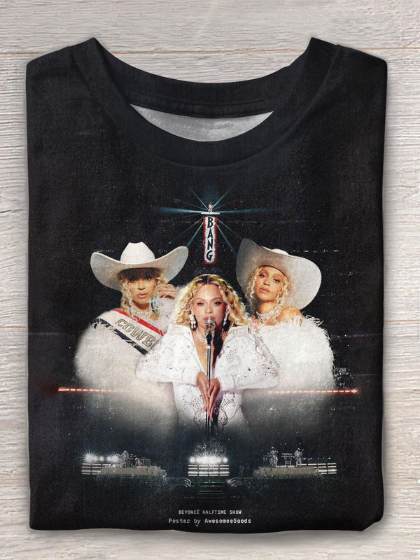 Vintage Beyoncé Concert Crew Neck T-shirt