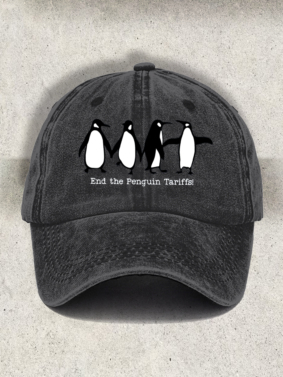 Penguins Subtle FDT Printed Baseball Cap