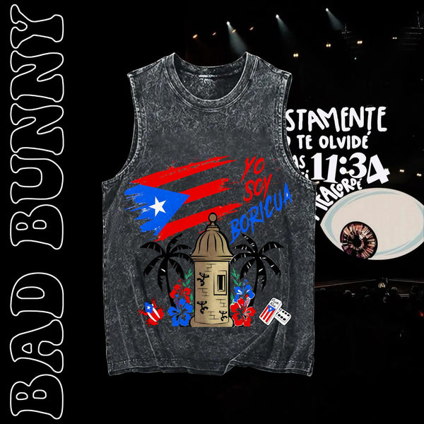 Puerto Rico Vintage Tank Top