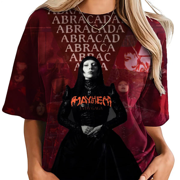 Lady Gaga Mayhem Crew Neck T-shirt