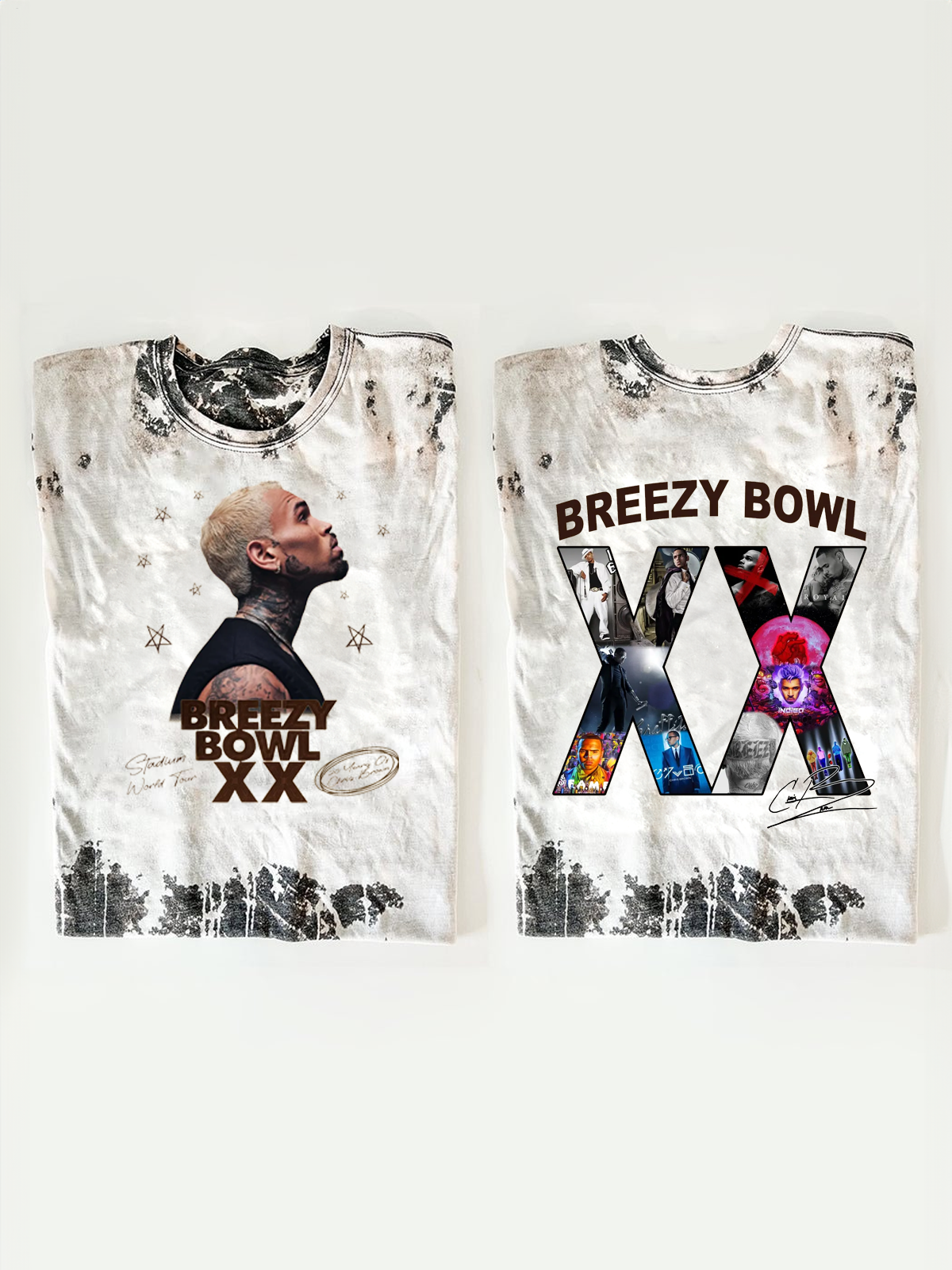 Camiseta de cuello redondo del Breezy Bowl XX Tour 