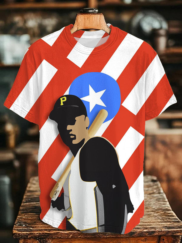 Roberto Clemente Crew Neck T-shirt
